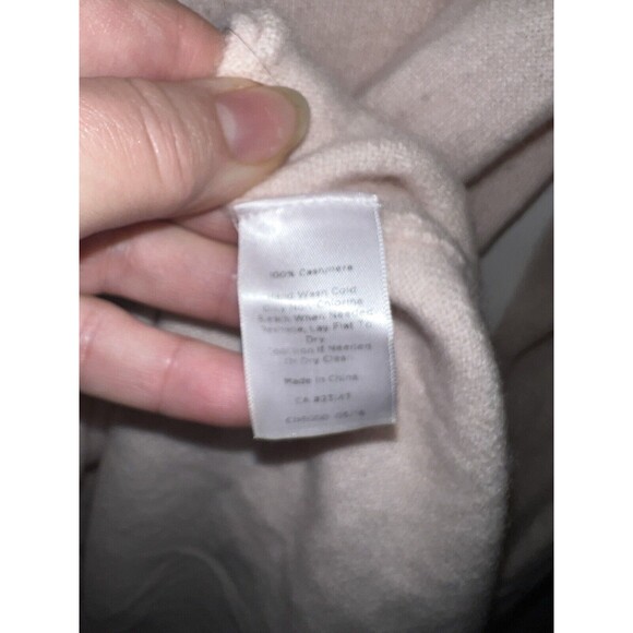 Talbots Sweater Womens XL Pure Cashmere Pink Roll Mock Neck Tunic  Quiet Luxury - Picture 5 of 8